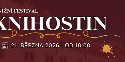 Knižní festival Knihostin 2026