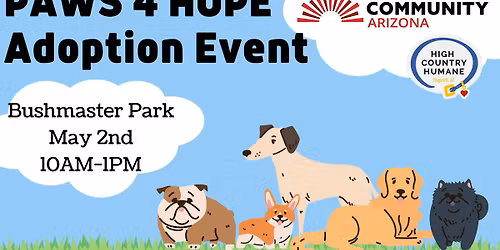 Paws 4 Hope Dog Adoption Event