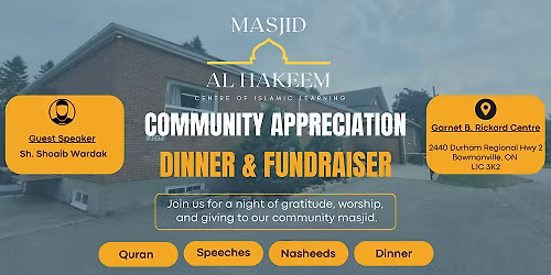 Community Appreciation Dinner & Fundraiser