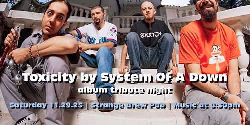 Toxicity by System Of A Down album tribute night