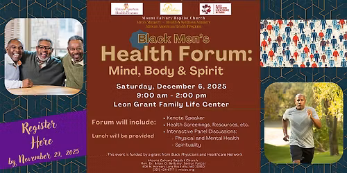 Black Men's Health Forum 2025