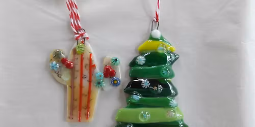 Fused Glass Holiday Ornaments craft workshop in Montgomery County, Md.