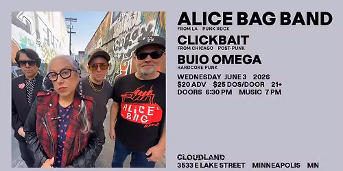 Alice Bag Band, Clickbait, Buio Omega 