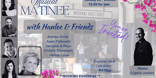 Musical matinee with Hanlee and Friends