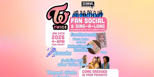 Twice Pop-Up Fan Social