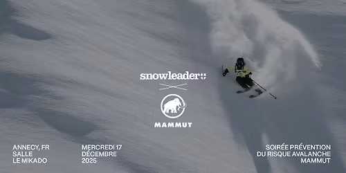 Snow safety talk by Mammut