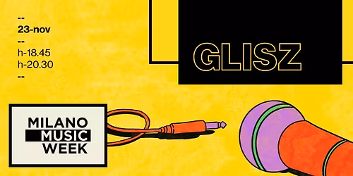 Glisz Live @ Alveare Culturale Studio ETS - Milano Music Week 2025