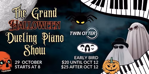 The Grand Halloween Dueling Piano Show at The Twin Otter Pub