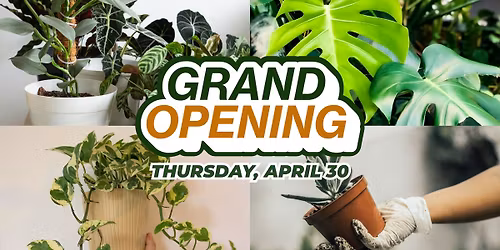 Grand Opening of Jungle Jane's Plant Shop