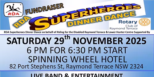 RDA Superhero Dinner Dance