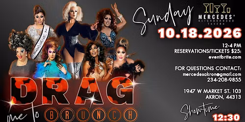 Drag Me to Brunch! A Drag Brunch at Mercedes' Tavern