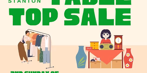 Stanton Community Village Hall - Table Top Sale