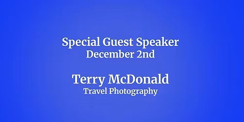Featured Speaker: Terry McDonald