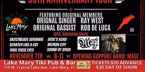 SPREAD EAGLE Band & SUNSET REBELLION debuts at Lake Mary Pub & Tiki Bar