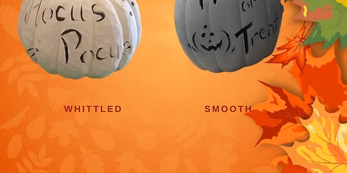 Carve your Own Ceramic Pumpkin!