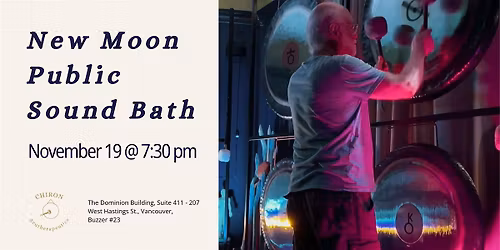 November New Moon Sound Bath
