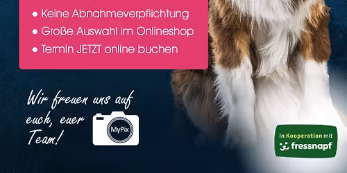 Kostenloses Fotoshooting im Fressnapf Hockenheim