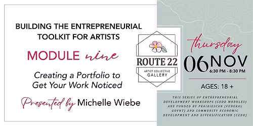 CEDD Module #9: Creating a Portfolio to Get Your Work Noticed