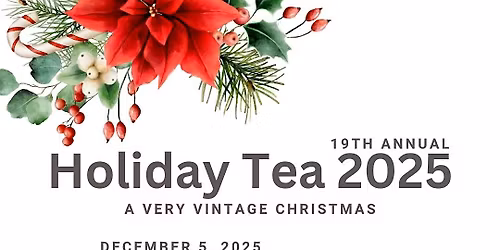 19th Annual Holiday Tea & Fashion Show