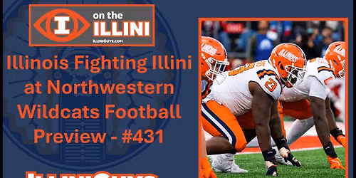 Northwestern Wildcats at Illinois Fighting Illini Football at Memorial Stadium-IL