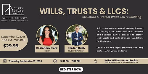 Wills, Trusts & LLCs: Structure & Protect What You're Building