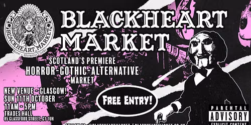 Blackheart Market Glasgow | Gothic Market & Horror Show