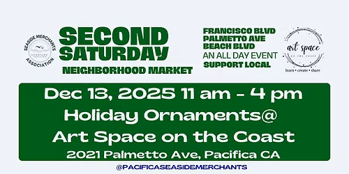 Second Saturday in Pacifica - Make Clay Ornaments