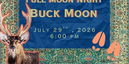 July Full Moon Night: Buck Moon