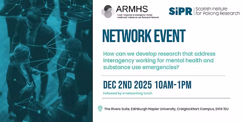 You are invited to an ARMHS & SIPR Network Event  - 2nd December 2025