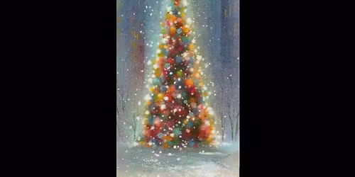 Paint and Sip: "A Decorated Christmas Tree"