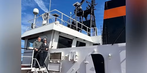 Jan McMeans with "Journey Aboard a Great Lakes 1000 foot Freighter"