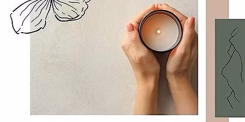 Organic candle making class with Peaks & Petals hosted by CFH