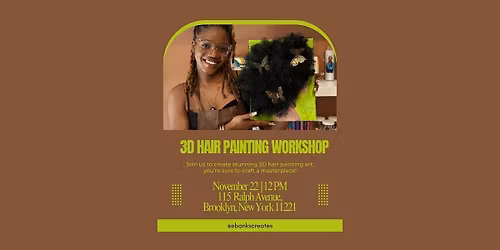 3D Hair Art Painting Workshop