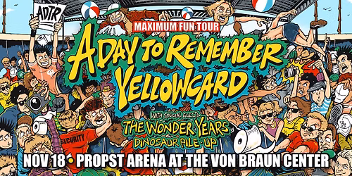 A Day To Remember and Yellowcard at SNHU Arena
