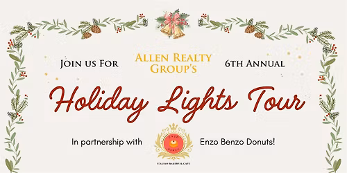 The 6th  Annual Holiday Lights Tour!