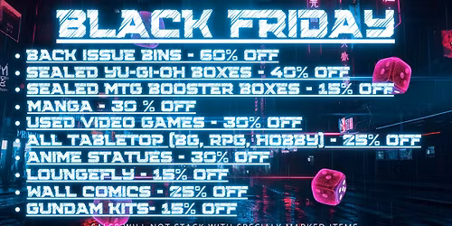 Black Friday Sales Event!