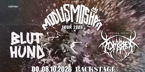 BLUTHUND | MODUS MOSHPIT TOUR 2026 | BACKSTAGE M\u00dcNCHEN 2026