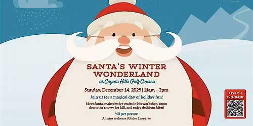 Santa's Winter Wonderland at Coyote Hills
