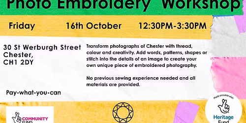Photo Embroidery Workshop