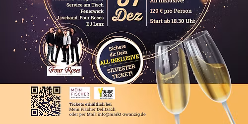 Silvesterparty im Markt Zwanzig