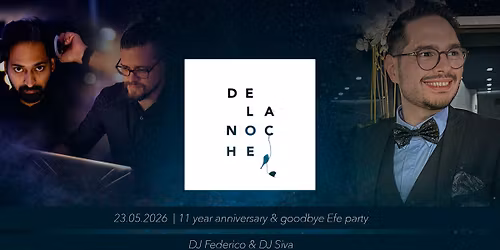 XL De la Noche - Goodbye Efe - DJ's Federico & Siva