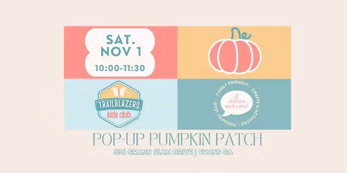 Trailblazers Kids Club: Pop-Up Pumpkin Patch