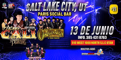 SALT LAKE CITY, UT | PARIS SOCIAL BAR 13 de Junio