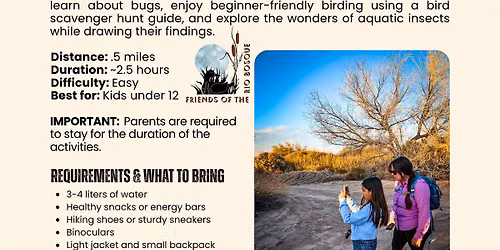 Junior Explorers: Friends of Rio Bosque