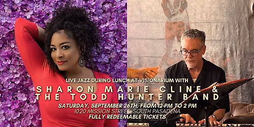 Live Jazz Lunch with Sharon Marie Cline & The Todd Hunter Band