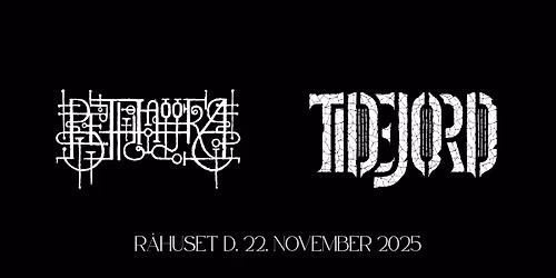 Koncert p\u00e5 R\u00e5huset: BETHMOORA [DK] + TIDEJORD [DK]