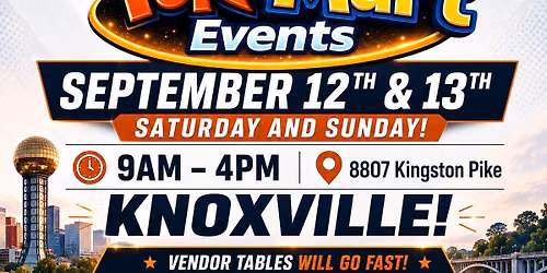 KNOXVILLE - Two Day Poke-Mart Events Pokemon\/TCG SHOW
