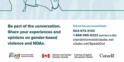 Speak Out Advocacy Workshop in Vancouver