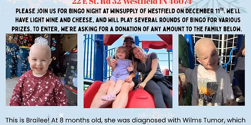 Christmas Bingo Night (Bingo for Brailee) 