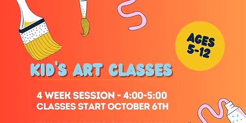 Kid\u2019s 4 Week Art Session - October
